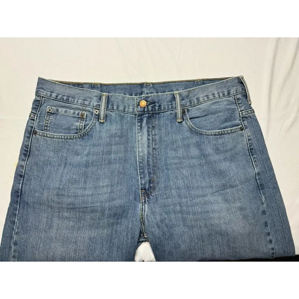 Levis 569 Men's Loose Straight Fit Blue‎ Denim Jeans- Size 40x30.5*